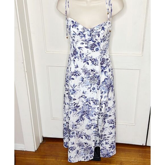 Petal & Pup AZELIA DRESS - BLUE FLORAL Size 6 - Picture 2 of 10